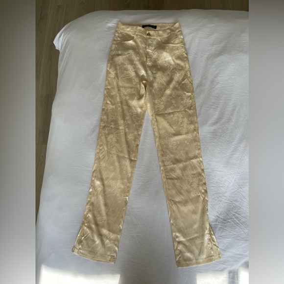 Lioness Floral Satin Pants - Picture 3 of 6